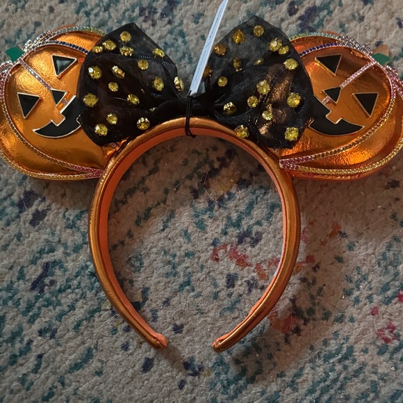 BaubleBar Orange Pumpkin Headband